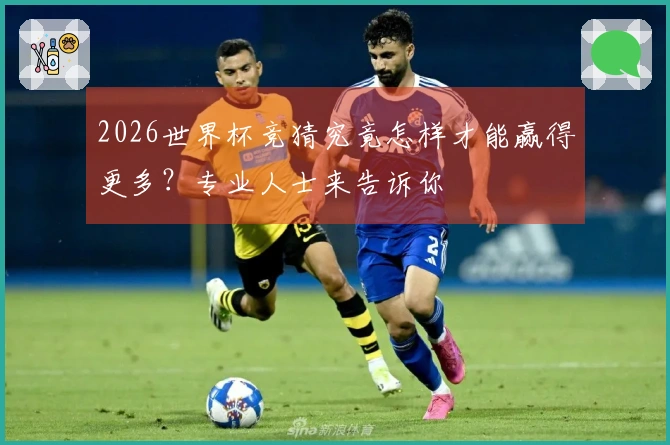2026世界杯竞猜究竟怎样才能赢得更多？专业人士来告诉你